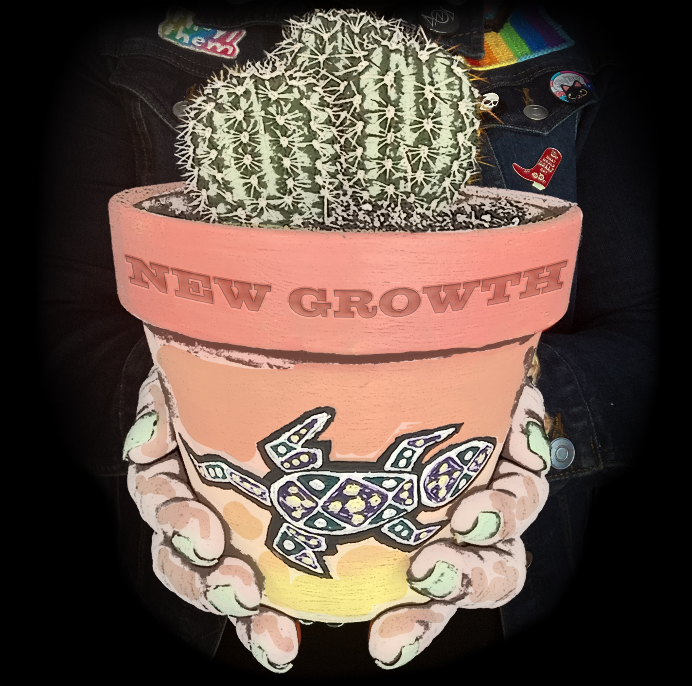 cover art for the album New Growth by Bryn Ryder